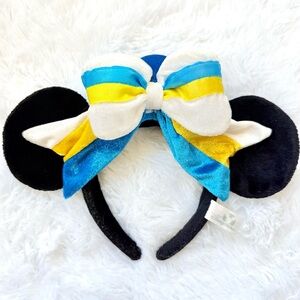 Tokyo Disney Sea Japan Authentic Ears Headband Minnie Mouse Sailor Mickey Blue